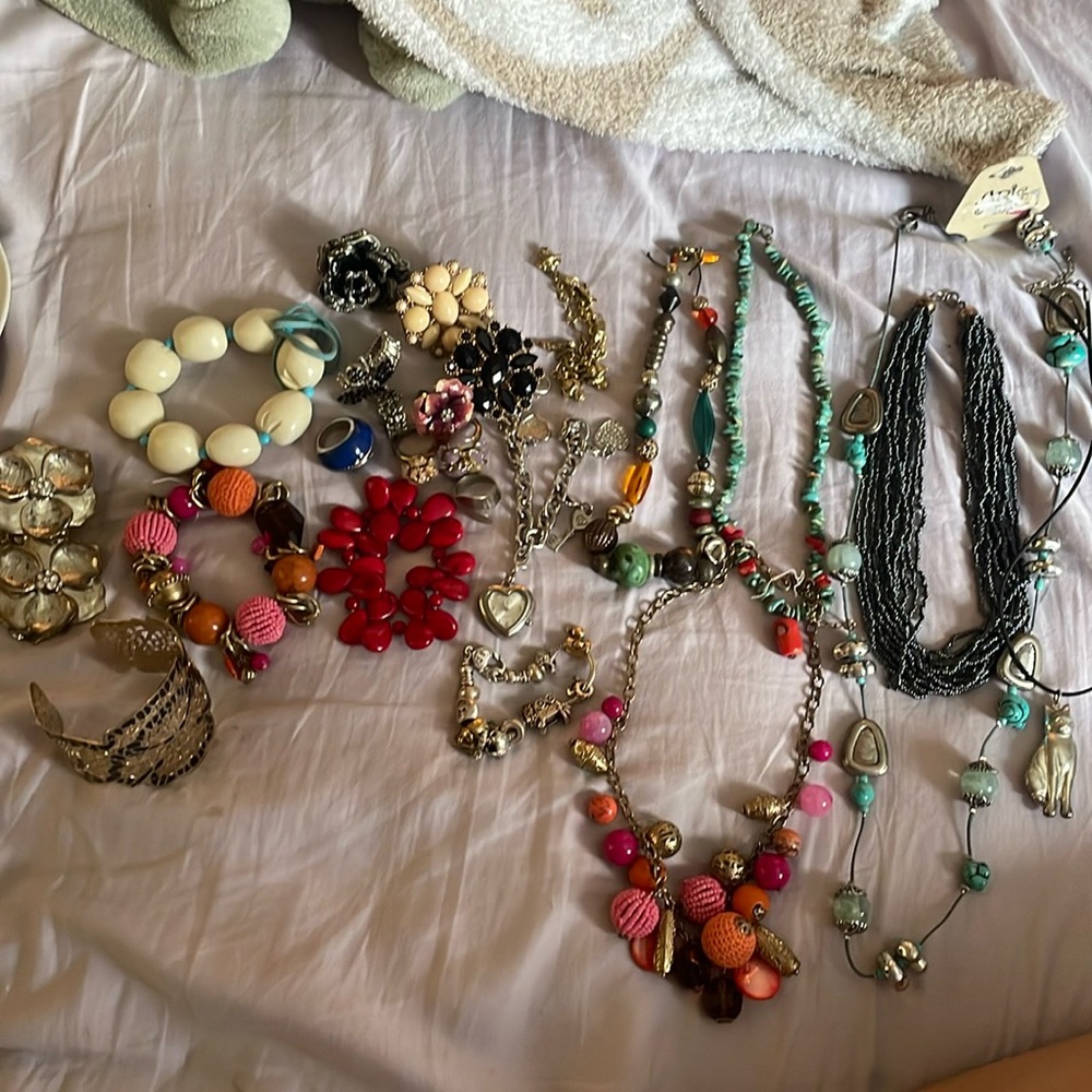 Large bundle of ALDO jewelry